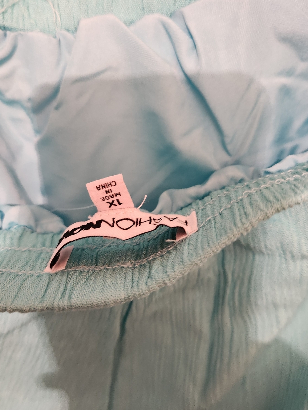 Fashion Nova Light Blue Wide Leg Pants